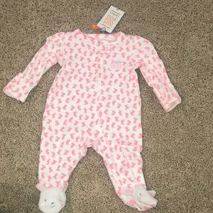 My first Easter newborn outfit pink bunny carter’s